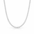 Anooni Tennis Necklace - Silver