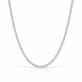 Classic Anooni Tennis Necklace - Silver